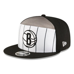 New Era - Brooklyn Nets 2025 NBA Tip Off Split Panel 9FIFTY Snapback Hat - White/Black