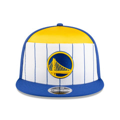 New Era - Golden State Warriors 2025 NBA Tip Off Split Panel 9FIFTY Snapback Hat - White/Royal