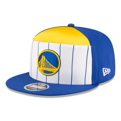 New Era - Golden State Warriors 2025 NBA Tip Off Split Panel 9FIFTY Snapback Hat - White/Royal