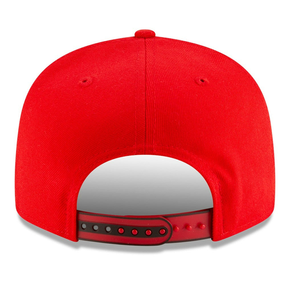 New Era - Houston Rockets 2025 NBA Tip Off Split Panel 9FIFTY Snapback Hat - White/Red