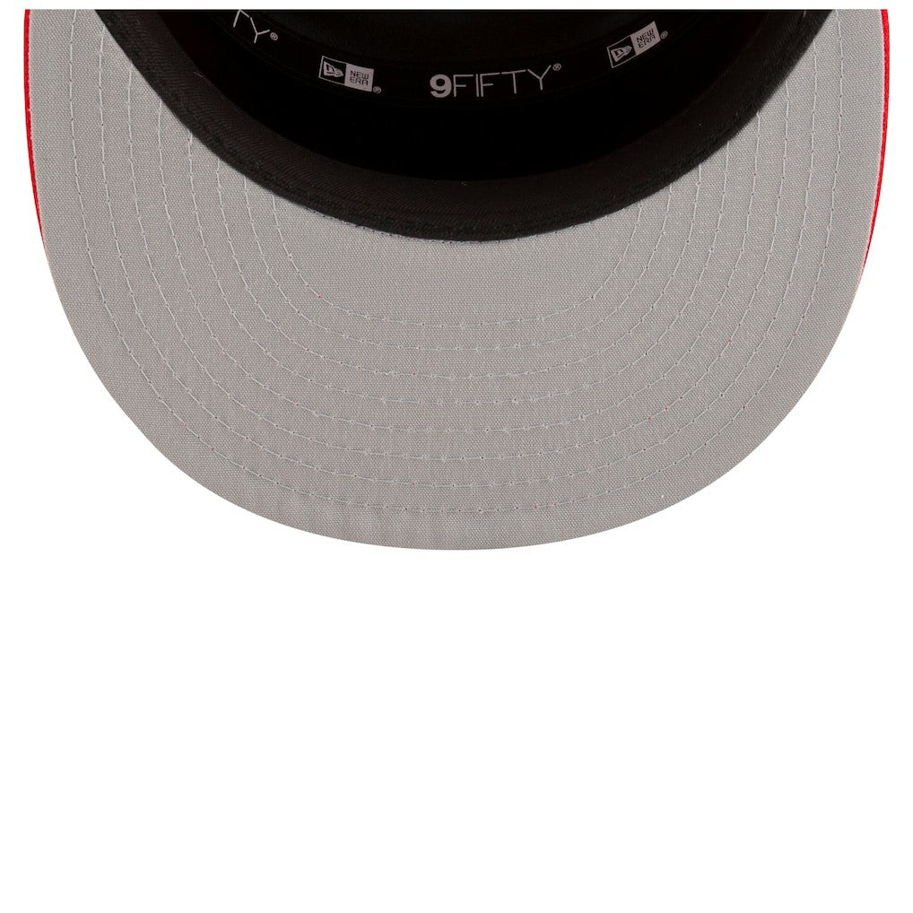 New Era - Houston Rockets 2025 NBA Tip Off Split Panel 9FIFTY Snapback Hat - White/Red