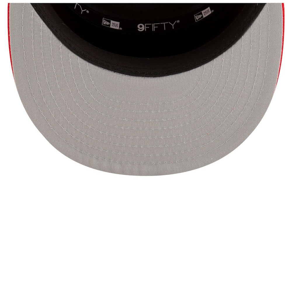 New Era - Houston Rockets 2025 NBA Tip Off Split Panel 9FIFTY Snapback Hat - White/Red