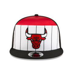 New Era - Chicago Bulls 2025 NBA Tip Off Split Panel 9FIFTY Snapback Hat - White/Black
