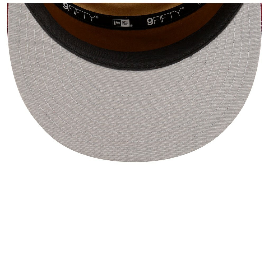 New Era - Cleveland Cavaliers 2025 NBA Tip Off Split Panel 9FIFTY Snapback Hat - White/Wine