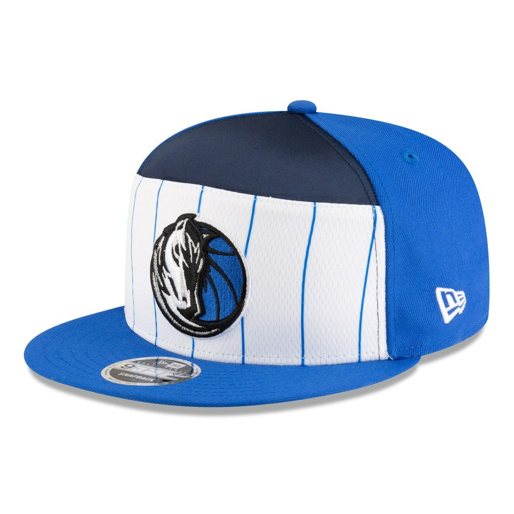 New Era - Dallas Mavericks 2025 NBA Tip Off Split Panel 9FIFTY Snapback Hat - White/Blue