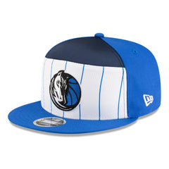 New Era - Dallas Mavericks 2025 NBA Tip Off Split Panel 9FIFTY Snapback Hat - White/Blue