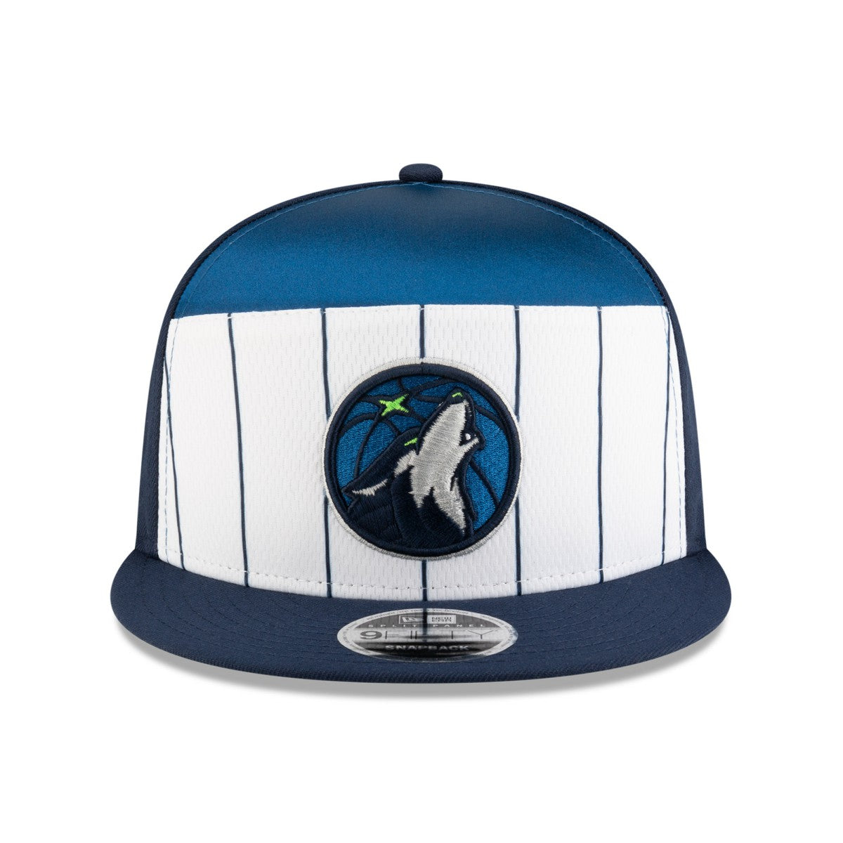 New Era - Minnesota Timberwolves 2025 NBA Tip Off Split Panel 9FIFTY Snapback Hat - White/Navy