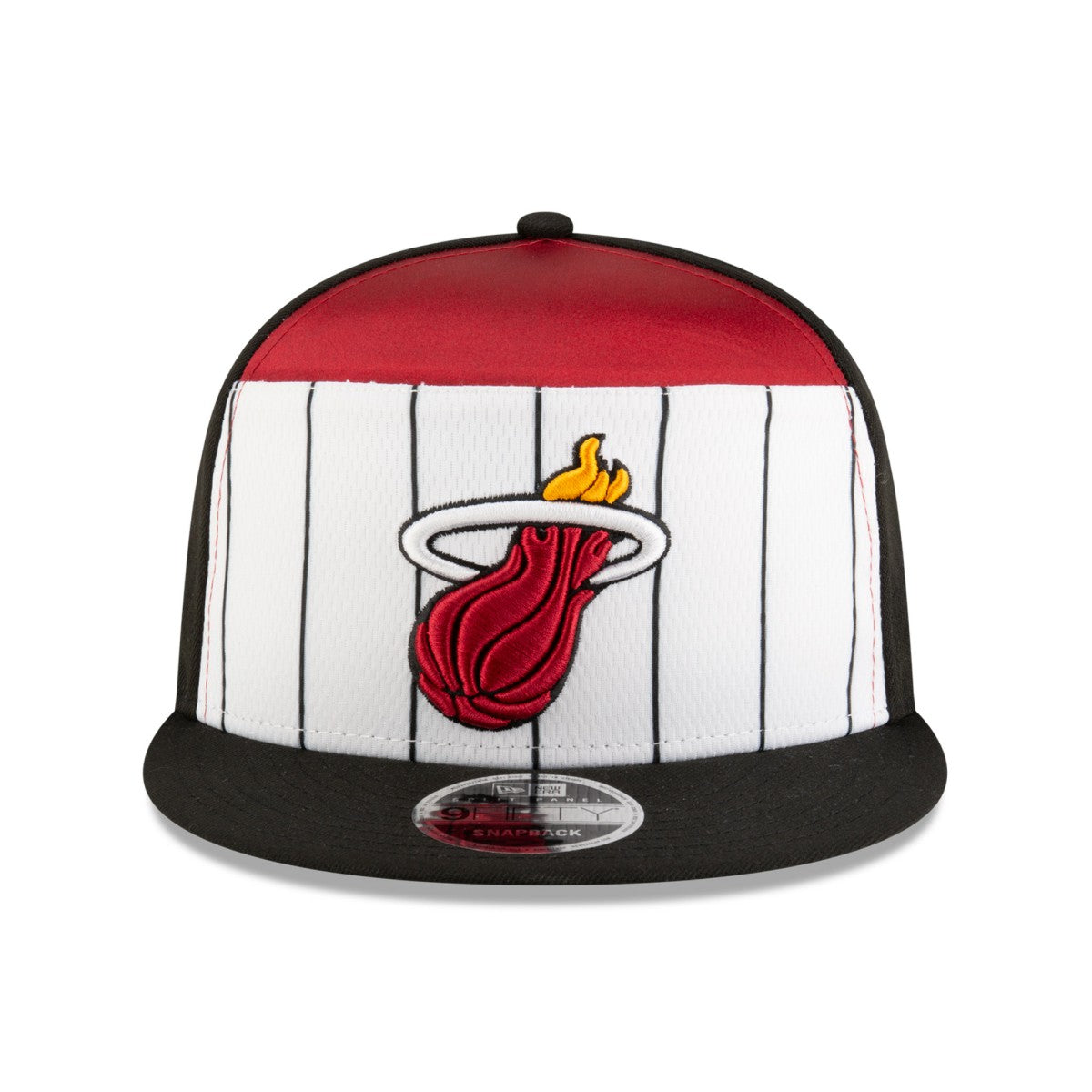 New Era - Miami Heat 2025 NBA Tip Off Split Panel 9FIFTY Snapback Hat - White/Black