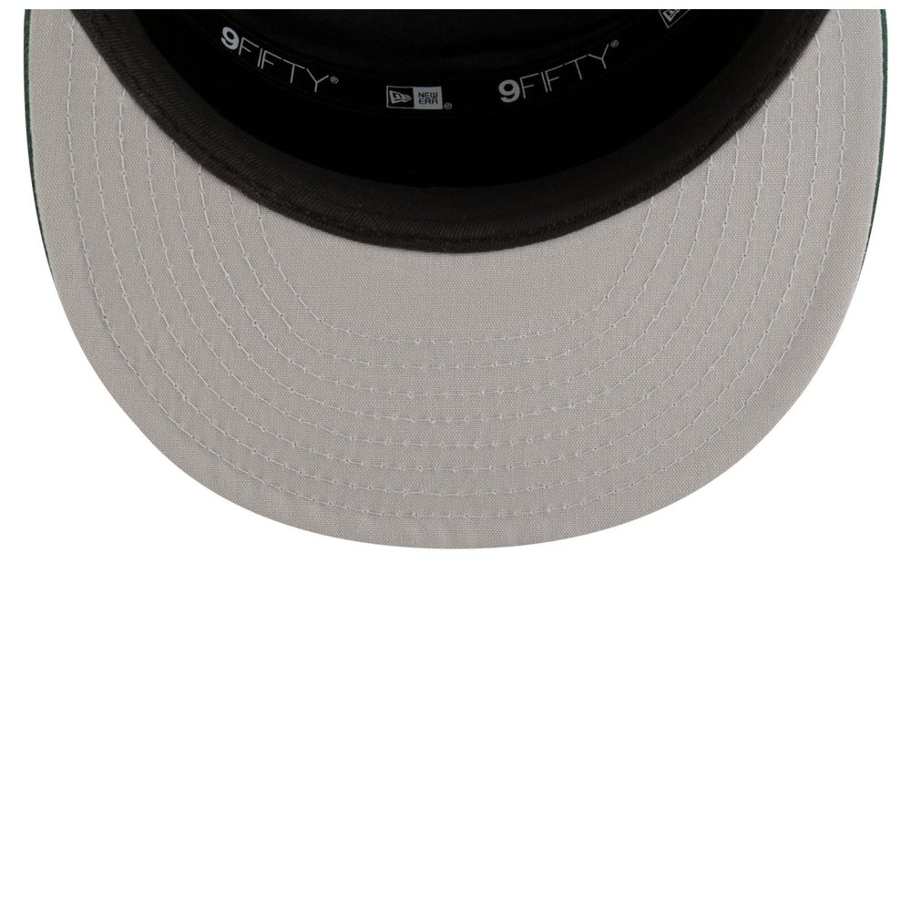 New Era - Milwaukee Bucks 2025 NBA Tip Off Split Panel 9FIFTY Snapback Hat - White/Hunter Green