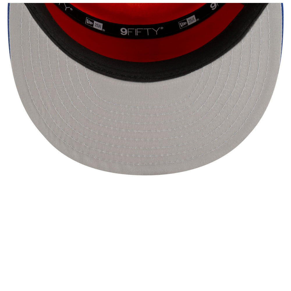 New Era - New York Knicks 2025 NBA Tip Off Split Panel 9FIFTY Snapback Hat - White/Blue