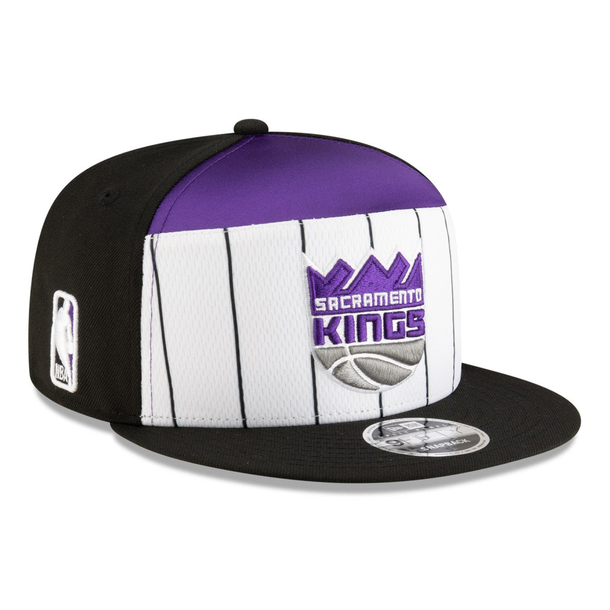 New Era - Sacramento Kings 2025 NBA Tip Off Split Panel 9FIFTY Snapback Hat - White/Black