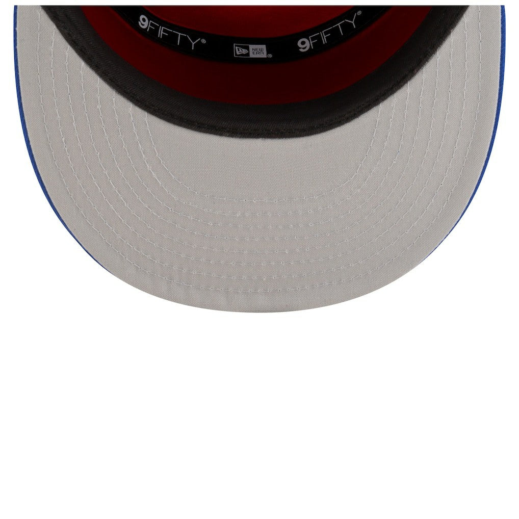 New Era - Philadelphia 76ers 2025 NBA Tip Off Split Panel 9FIFTY Snapback Hat - White/Blue