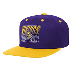 Minnesota Vikings Outerstuff Youth Team Gradient Deadstock Snapback Hat Purple - NFL