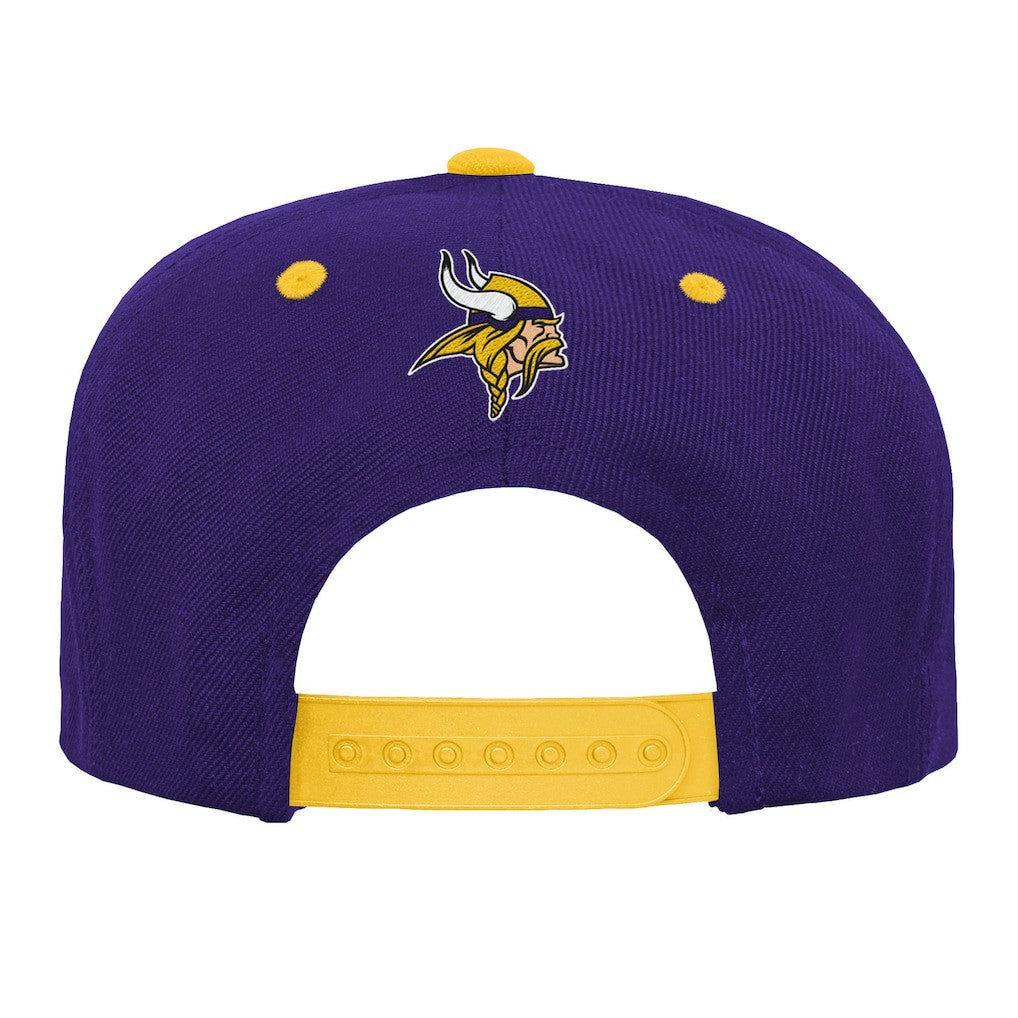 Minnesota Vikings Outerstuff Youth Team Gradient Deadstock Snapback Hat Purple - NFL