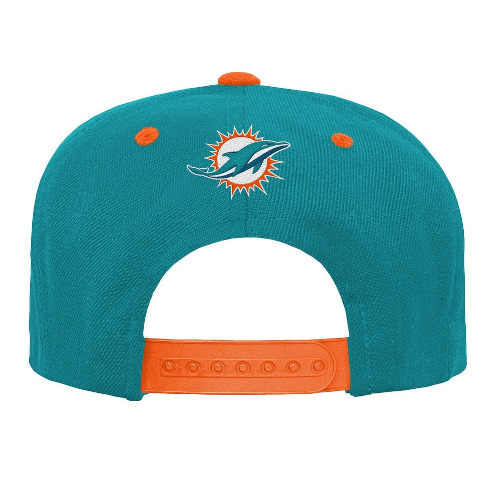 Miami Dolphins Outerstuff Youth Team Gradient Deadstock Snapback Hat Aqua - NFL