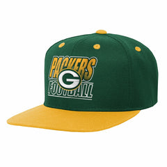 Green Bay Packers Outerstuff Youth Team Gradient Deadstock Snapback Hat Green - NFL