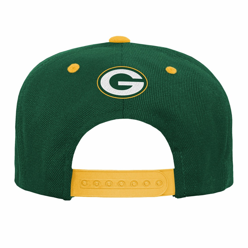 Green Bay Packers Outerstuff Youth Team Gradient Deadstock Snapback Hat Green - NFL
