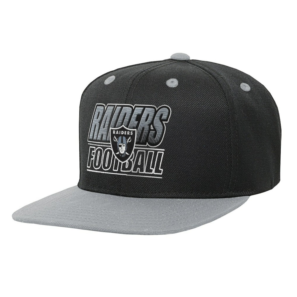 Las Vegas Raiders Outerstuff Youth Team Gradient Deadstock Snapback Hat Black - NFL