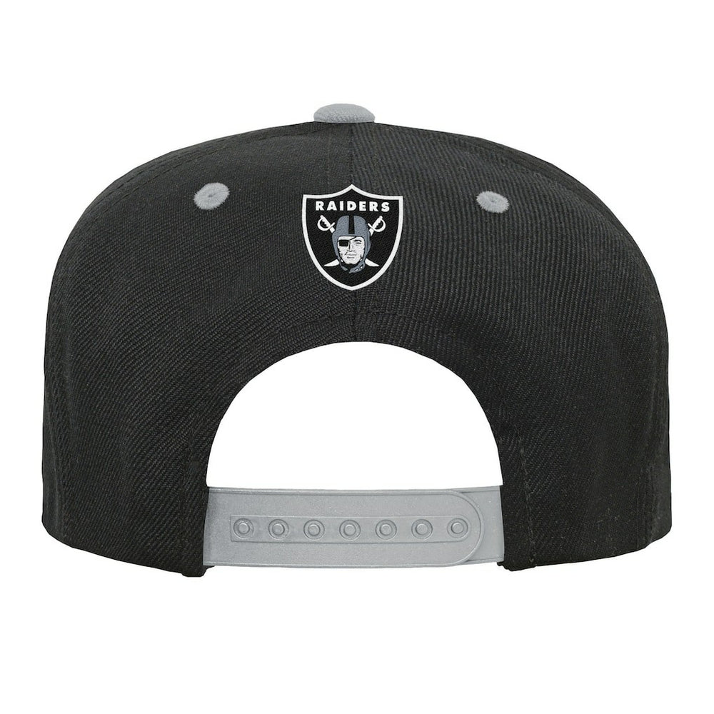 Las Vegas Raiders Outerstuff Youth Team Gradient Deadstock Snapback Hat Black - NFL