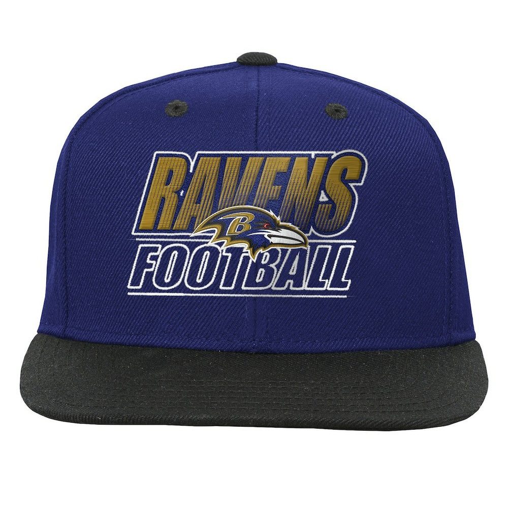 Baltimore Ravens Outerstuff Youth Team Gradient Deadstock Snapback Hat Purple - NFL