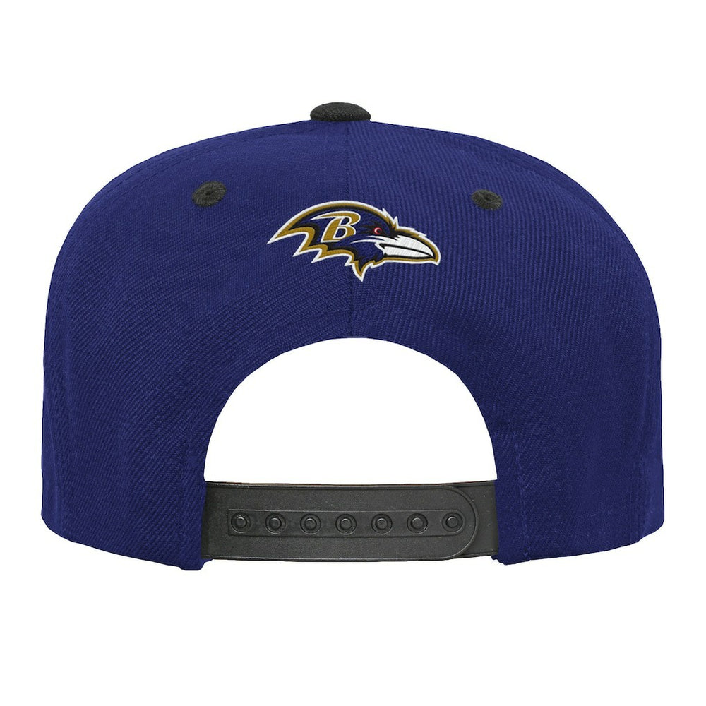 Baltimore Ravens Outerstuff Youth Team Gradient Deadstock Snapback Hat Purple - NFL
