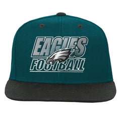 Philadelphia Eagles Outerstuff Youth Team Gradient Deadstock Snapback Hat Midnight Green - NFL
