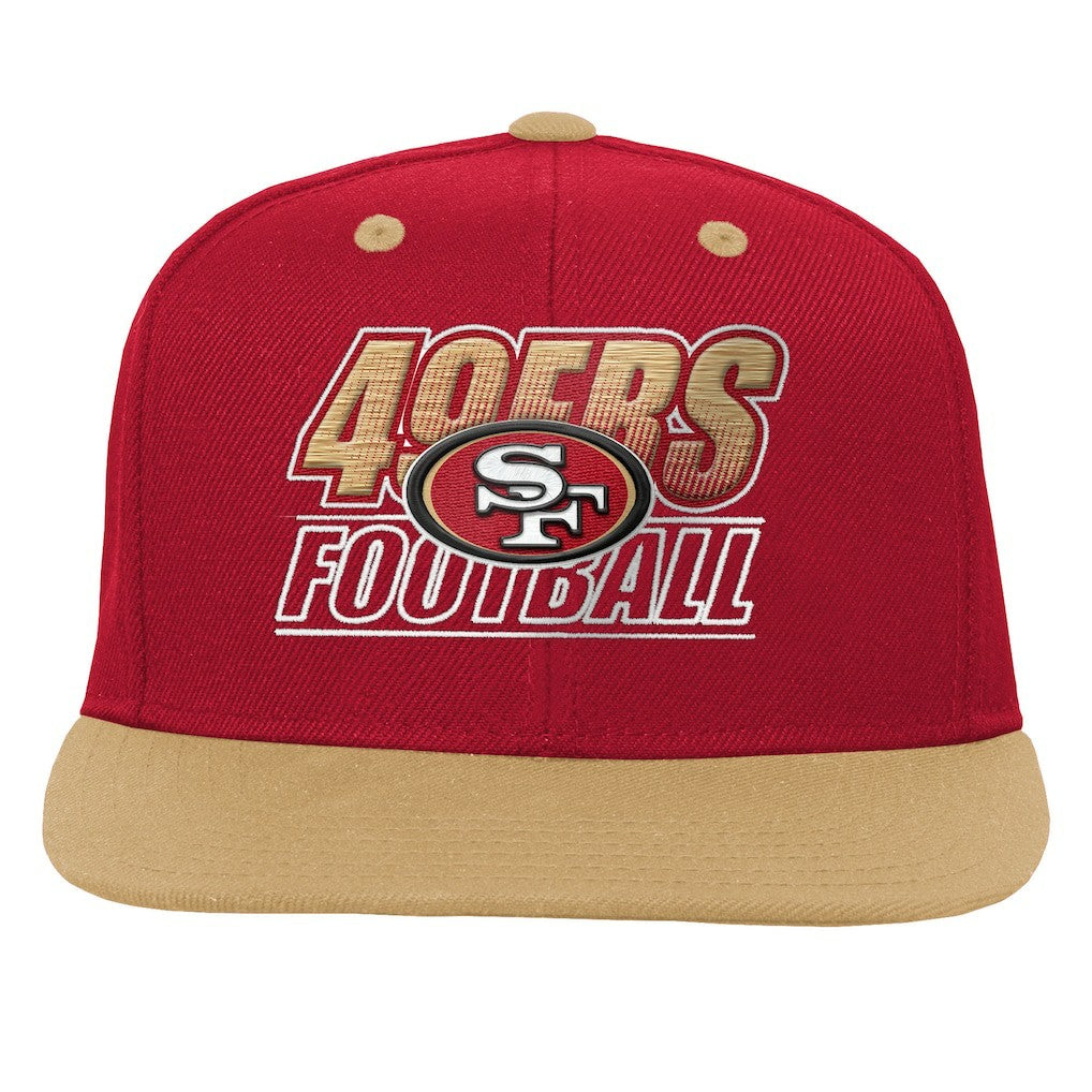 San Francisco 49ers Outerstuff Youth Team Gradient Deadstock Snapback Hat Scarlet - NFL