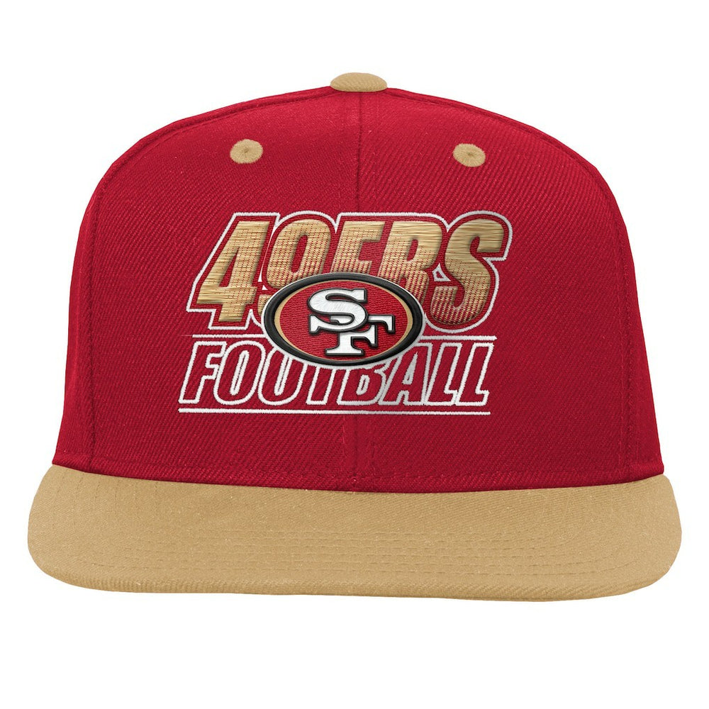 San Francisco 49ers Outerstuff Youth Team Gradient Deadstock Snapback Hat Scarlet - NFL