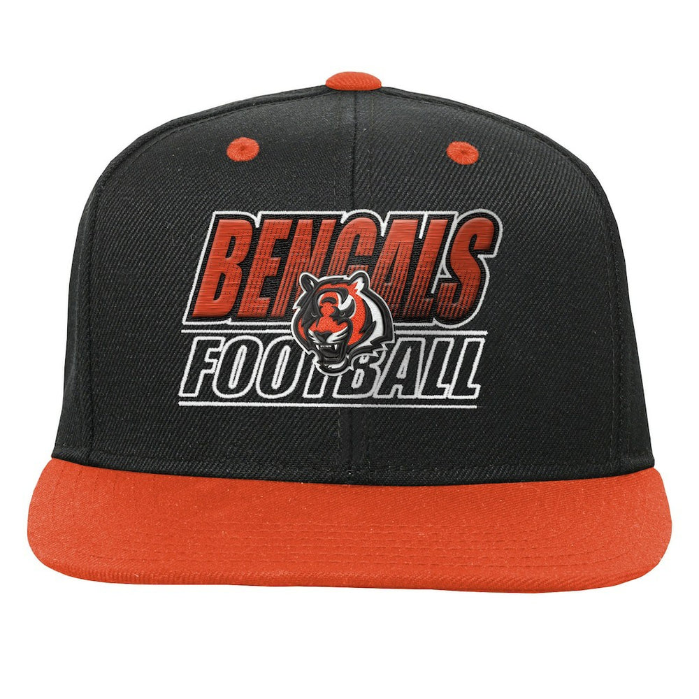 Cincinnati Bengals Outerstuff Youth Team Gradient Deadstock Snapback Hat Black - NFL