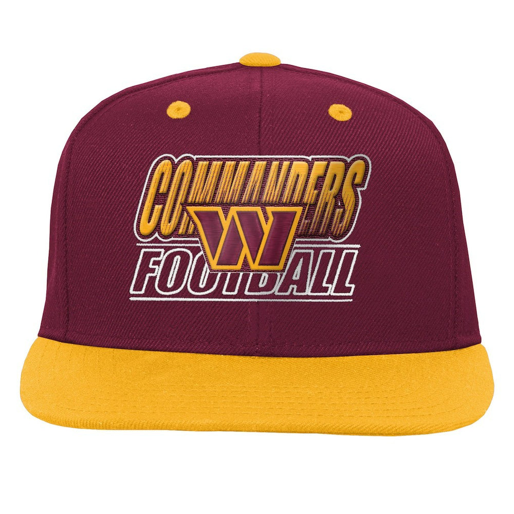 Washington Commanders Outerstuff Youth Team Gradient Deadstock Snapback Hat Burgundy - NFL