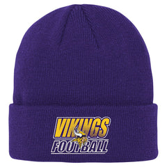 Minnesota Vikings Outerstuff Youth Team Gradient Cuffed Knit Hat Purple - NFL