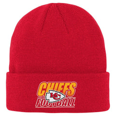 Kansas City Chiefs Outerstuff Youth Team Gradient Cuffed Knit Hat Red - NFL