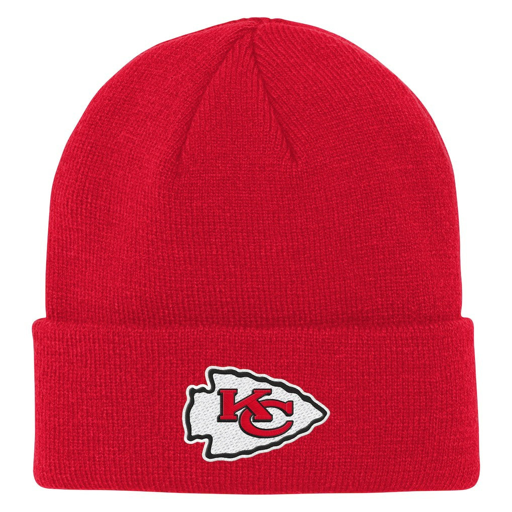 Kansas City Chiefs Outerstuff Youth Team Gradient Cuffed Knit Hat Red - NFL