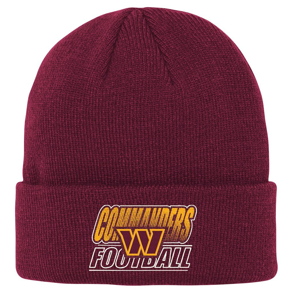 Washington Commanders Outerstuff Youth Team Gradient Cuffed Knit Hat Burgundy - NFL