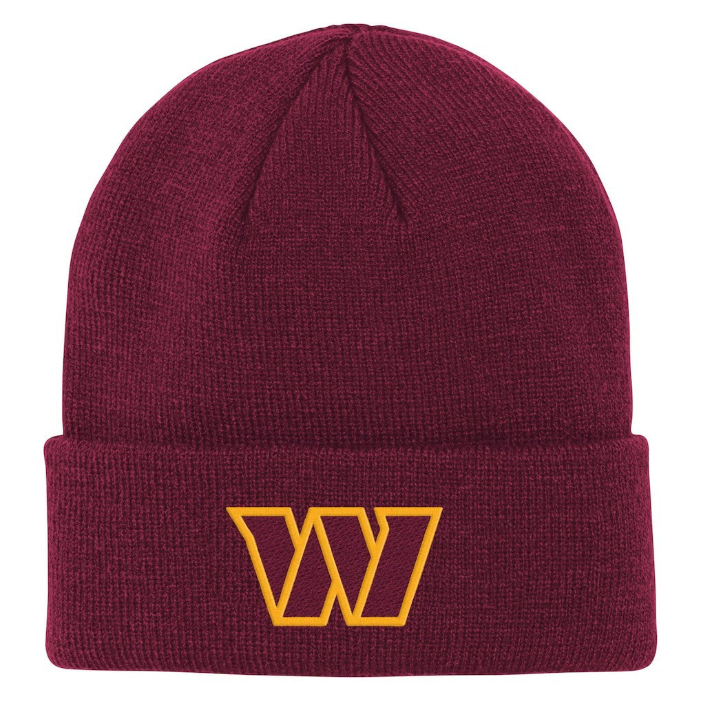 Washington Commanders Outerstuff Youth Team Gradient Cuffed Knit Hat Burgundy - NFL