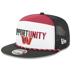 Washington Commanders New Era 2025 Inspire Change Split Panel 9FIFTY Snapback Hat White/Black - NFL