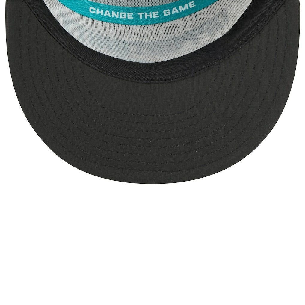Miami Dolphins New Era 2025 Inspire Change Split Panel 9FIFTY Snapback Hat White/Black - NFL