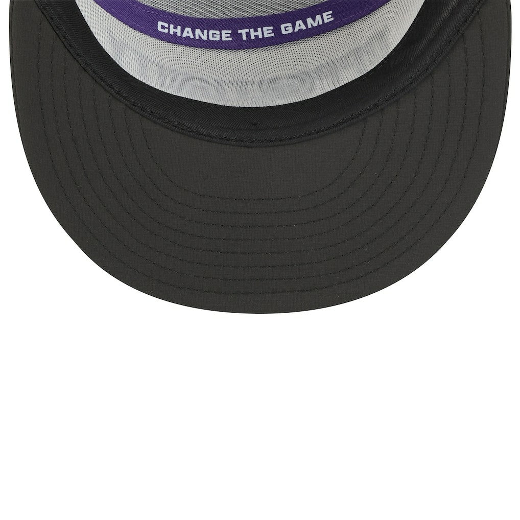 Minnesota Vikings New Era 2025 Inspire Change Split Panel 9FIFTY Snapback Hat White/Black - NFL