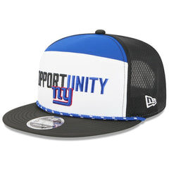 New York Giants New Era 2025 Inspire Change Split Panel 9FIFTY Snapback Hat White/Black - NFL