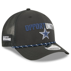 Dallas Cowboys New Era 2025 Inspire Change 9FORTY M-Crown Adjustable Hat Black - NFL