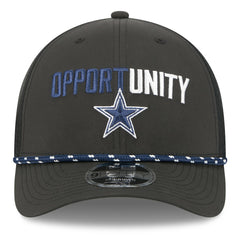 Dallas Cowboys New Era 2025 Inspire Change 9FORTY M-Crown Adjustable Hat Black - NFL