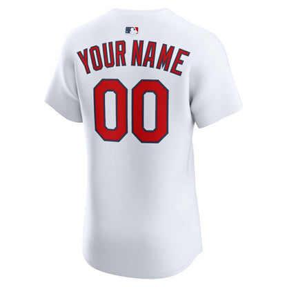St. Louis Cardinals Nike Home Elite Custom Jersey - White | MLB Jerseys