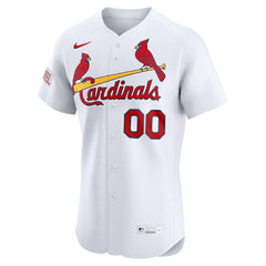 St. Louis Cardinals Nike Home Elite Sponsor Patch Custom Jersey Sale