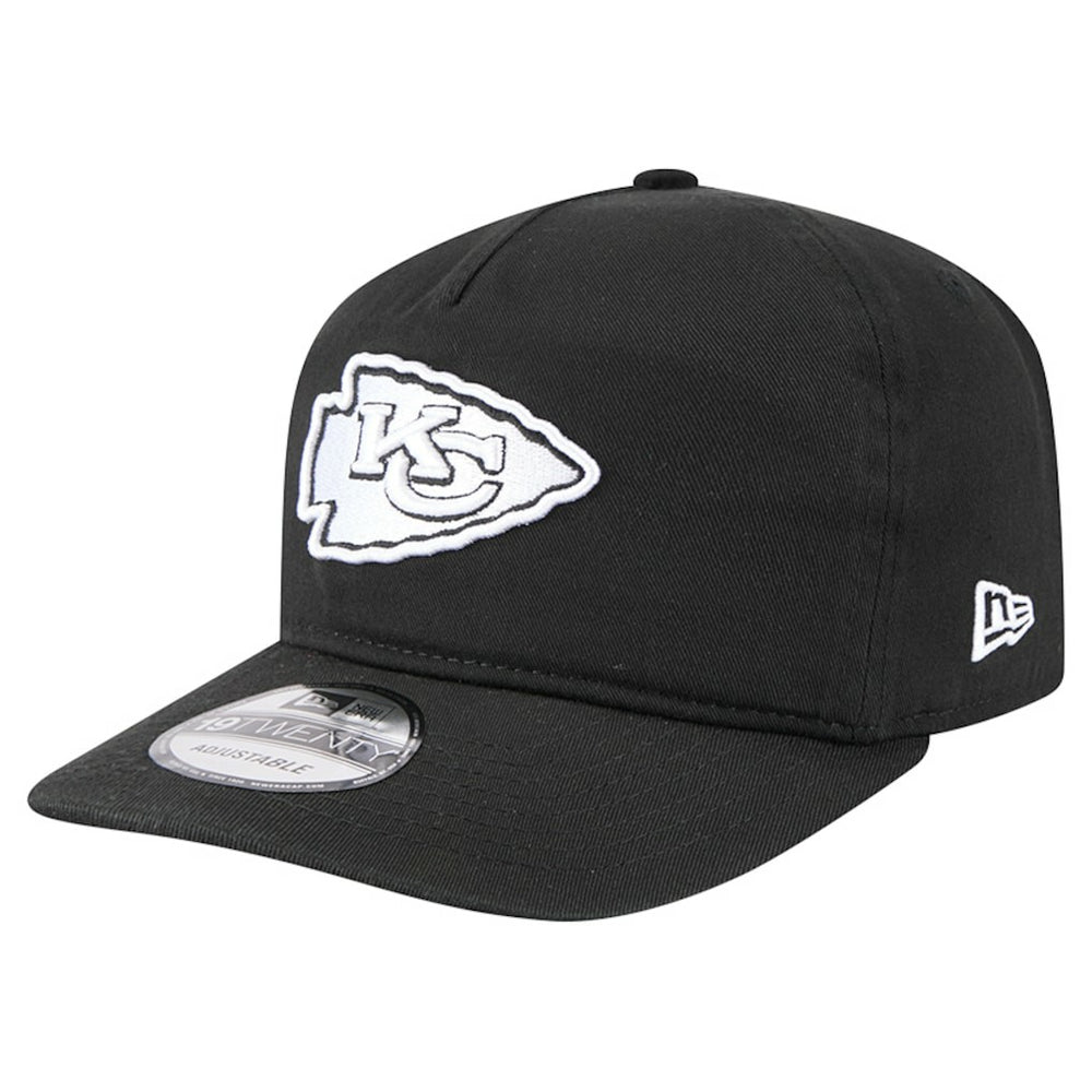 Kansas City Chiefs New Era 19TWENTY Adjustable Hat Black/White - NFL