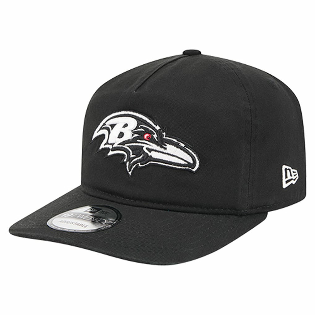 Baltimore Ravens New Era 19TWENTY Adjustable Hat Black/White - NFL