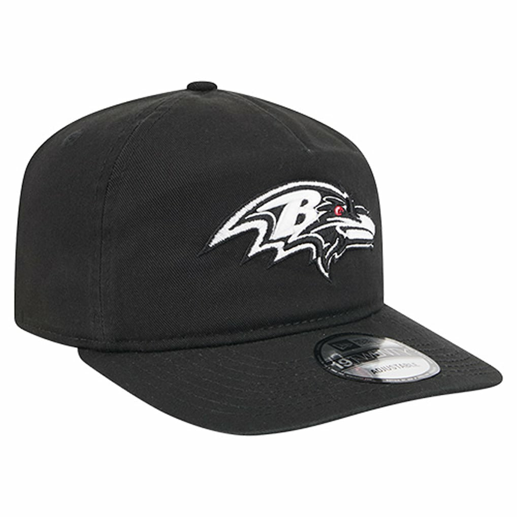 Baltimore Ravens New Era 19TWENTY Adjustable Hat Black/White - NFL