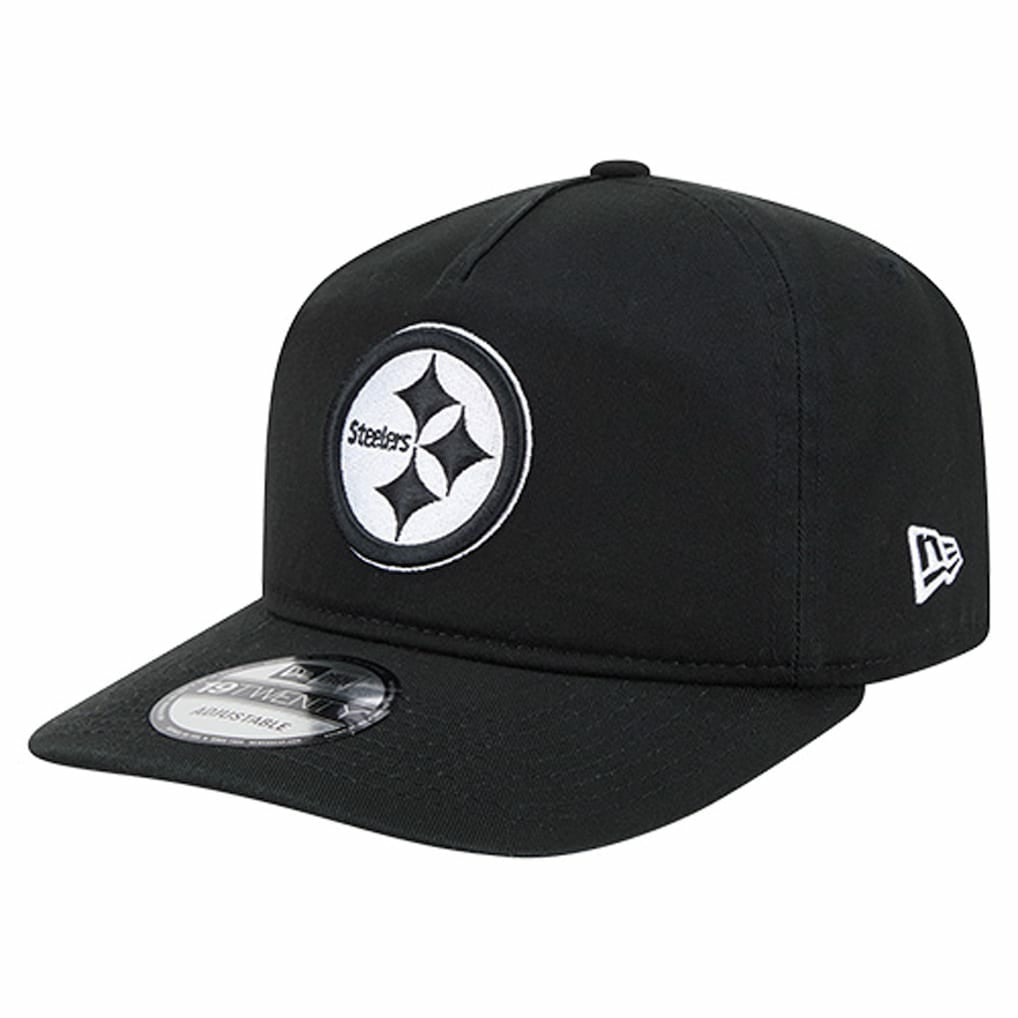 Pittsburgh Steelers New Era 19TWENTY Adjustable Hat Black/White - NFL
