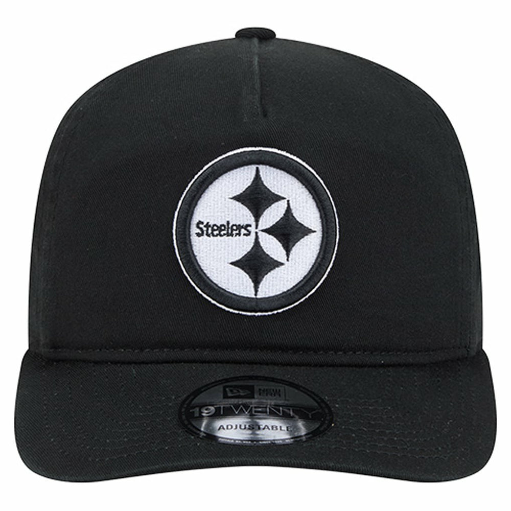 Pittsburgh Steelers New Era 19TWENTY Adjustable Hat Black/White - NFL