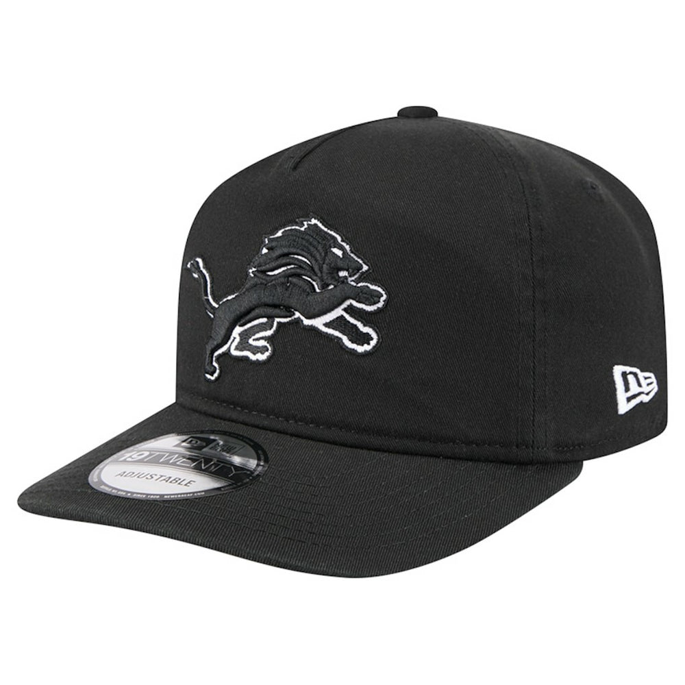 Detroit Lions New Era 19TWENTY Adjustable Hat Black/White - NFL