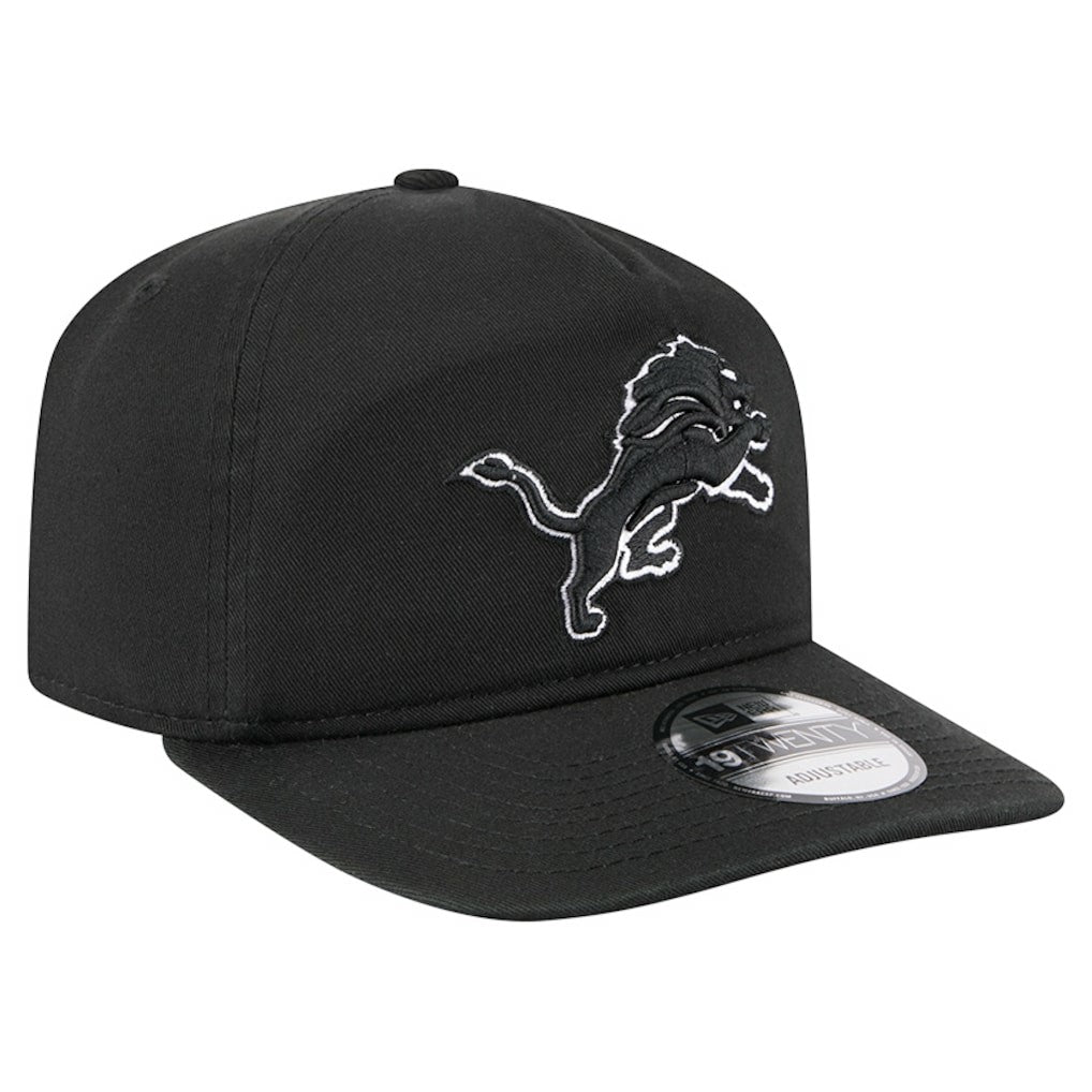 Detroit Lions New Era 19TWENTY Adjustable Hat Black/White - NFL